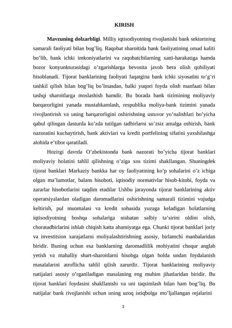 BANK TIZIMI PUL KREDIT SIYOSATI 3