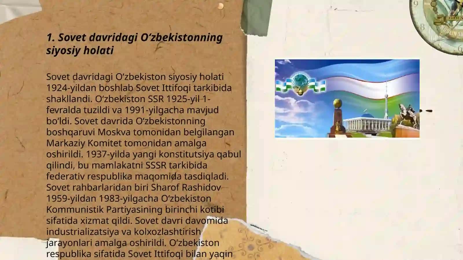 Sovet davridagi O'zbekistonning siyosiy holati 3
