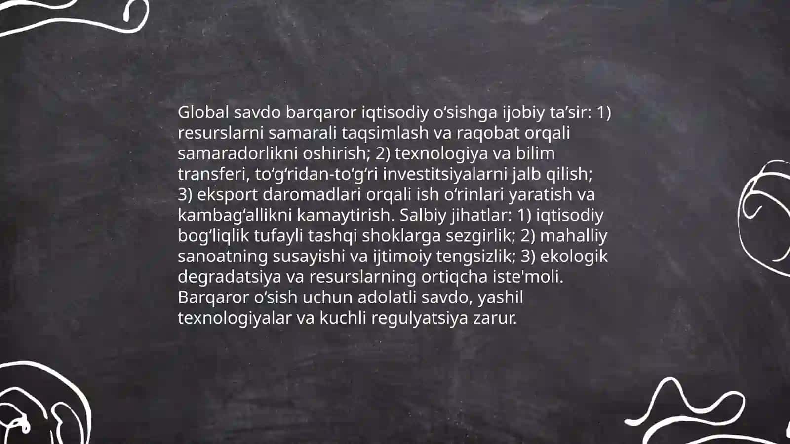 Barqaror Taraqqiyotni Ta’minlashda Globallashuv Ning Ijobiy Va Salbiy Yo‘nalishlari 3