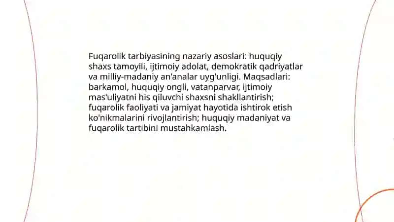 Fuqarolik tarbiyasi - barkamol shaxsni shakllantirishning asosiy omili 3