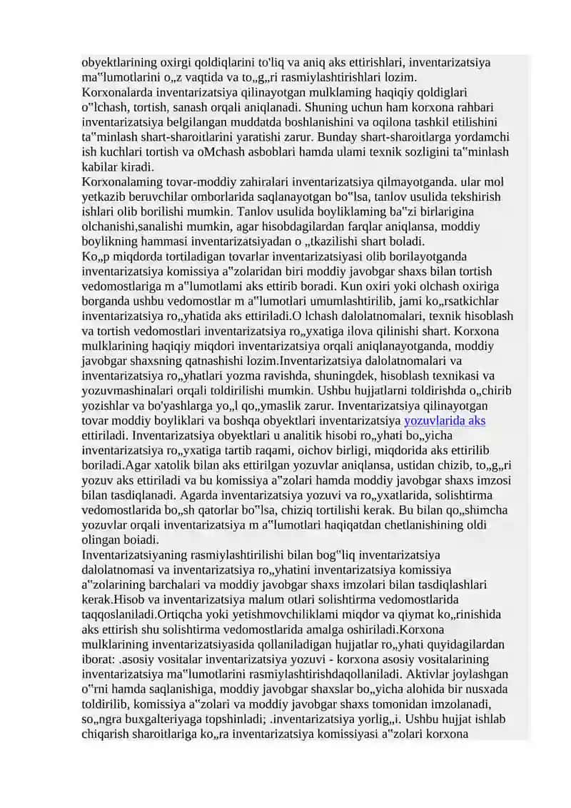 Inventarizatsiya va uni natijasi 3
