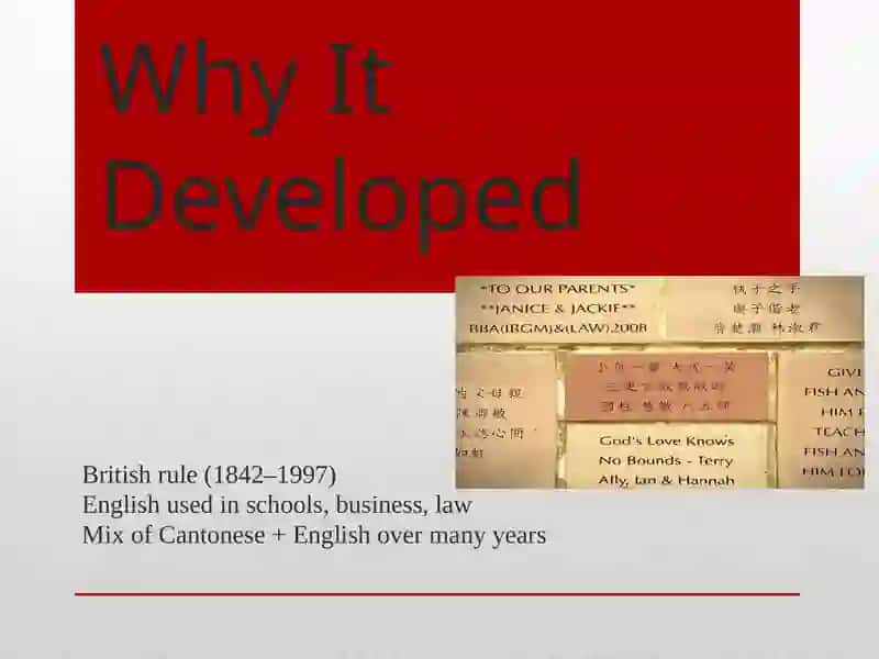 Hong Kong Dialect in English 3