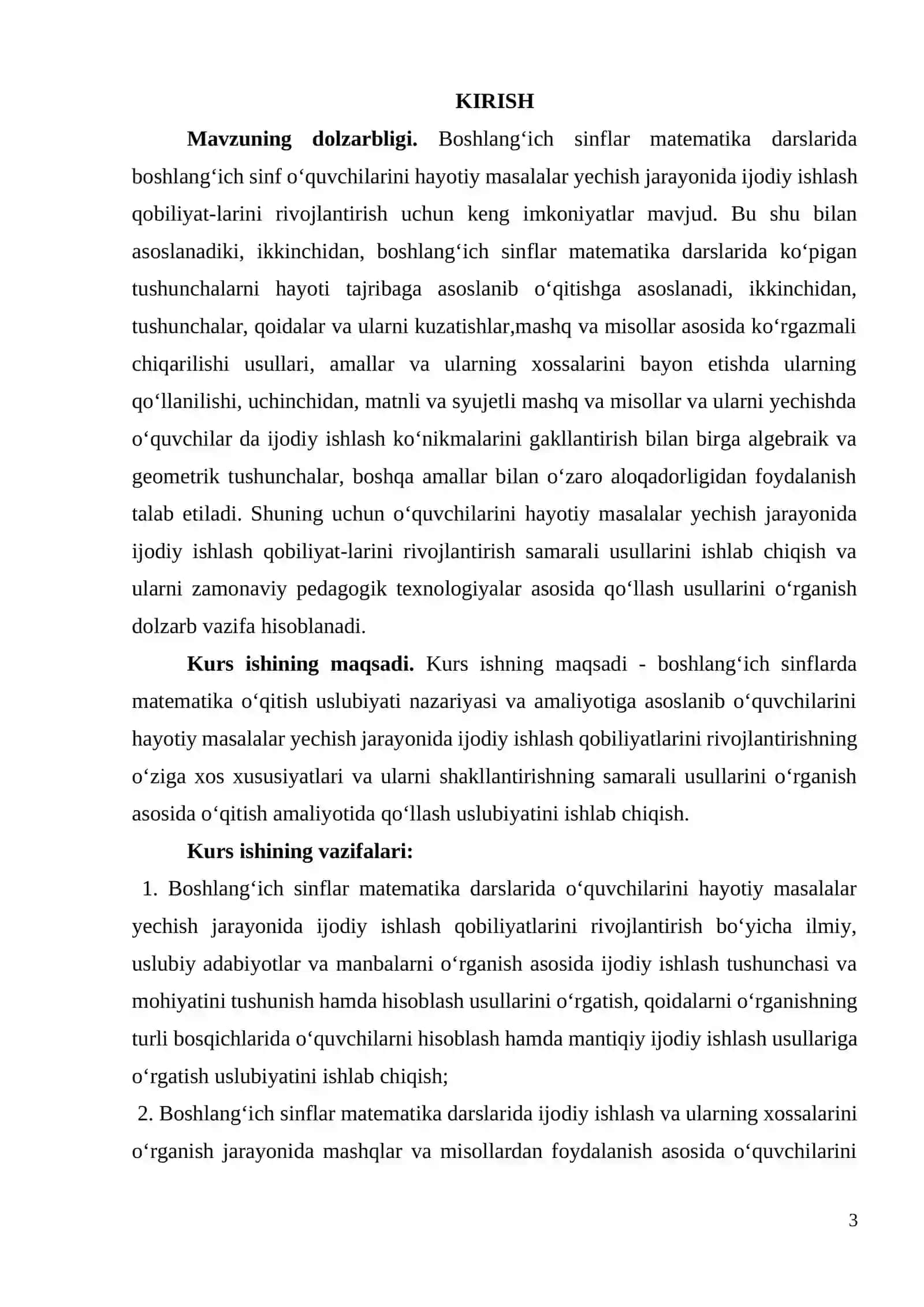 Boshlangich sinflarda matematikadan ogzaki va yozama hisoblashga doir didaktik o'yinlar tizimini ishlab chiqish metodikasi (1-sinf misolida) 3