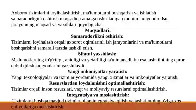IQTISODIY AXBOROT TIZIMLARINI LOYIHALASHTIRISH USLUBIYOTI 3