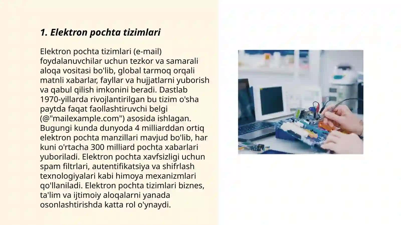 Elektron pochta tizimlari 3