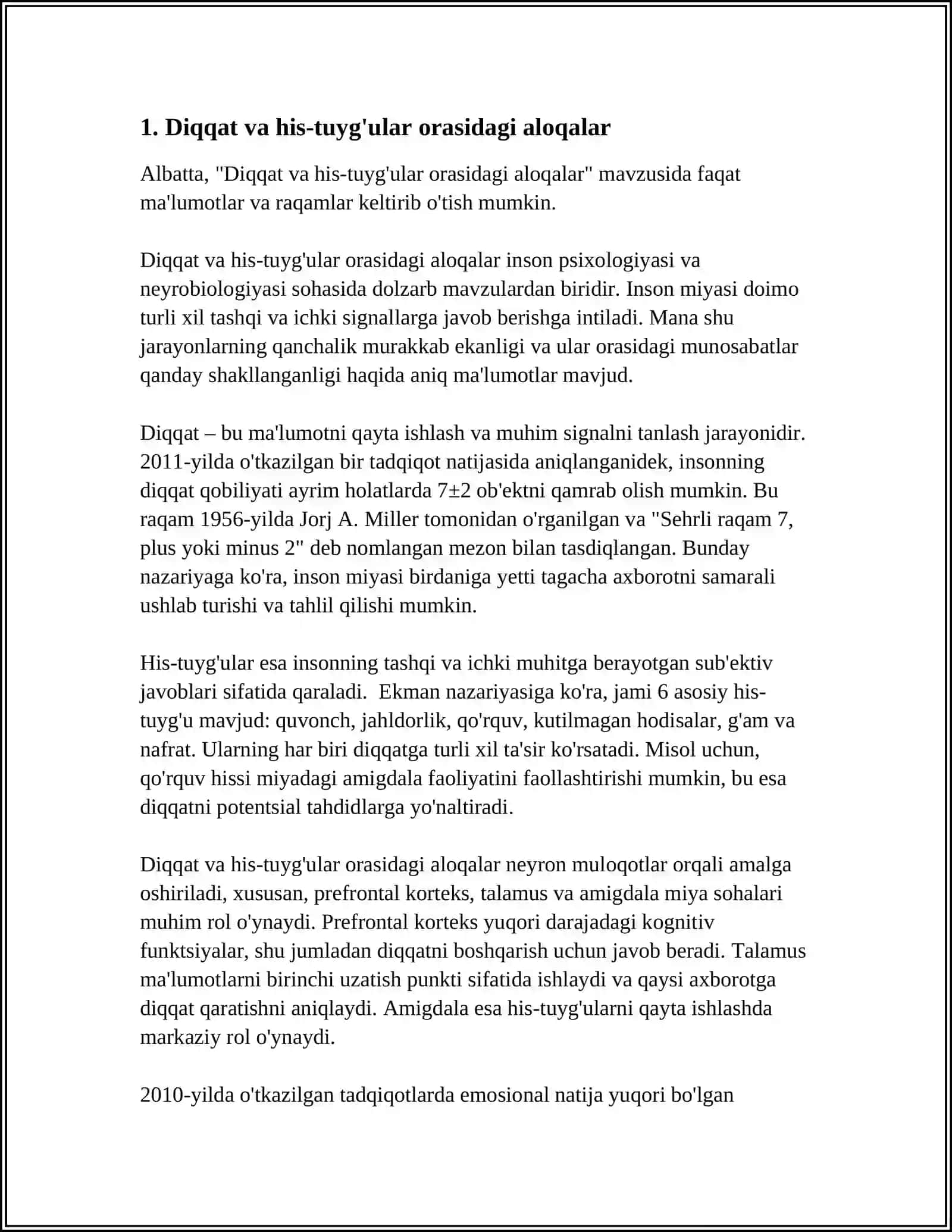 DIQQATNING BOSHQA PSIXIK HODISA VA JARAYONLARNI TAQQOSLASH 3
