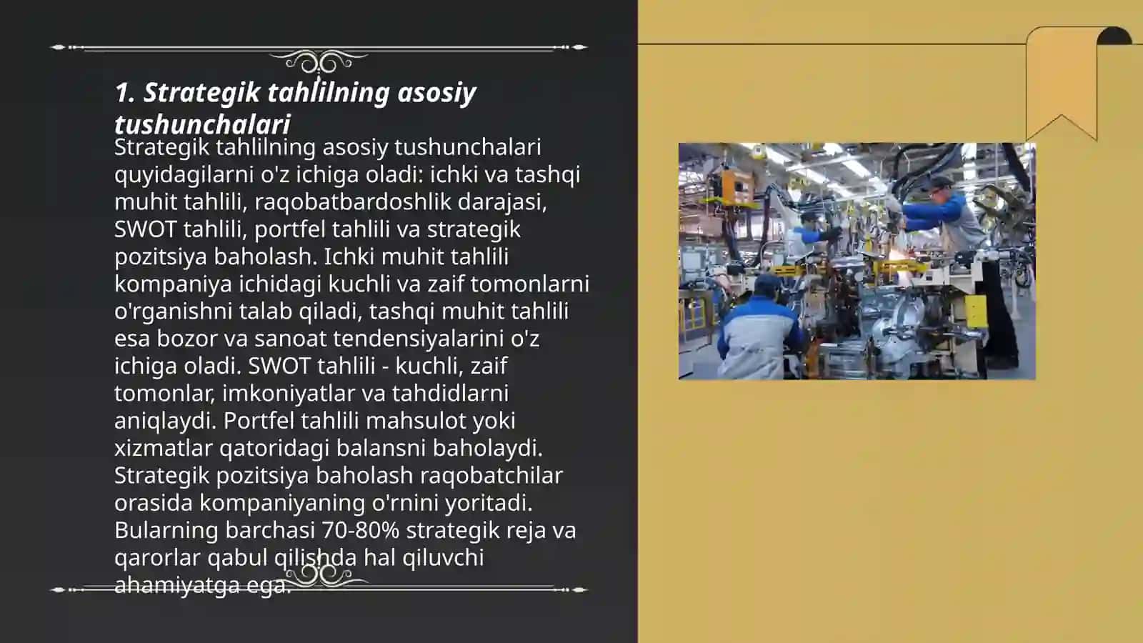 Sanoat korxonalarini strategiyalashda strategik tahlilning uslubiy qoidalari va tamoyillari 3
