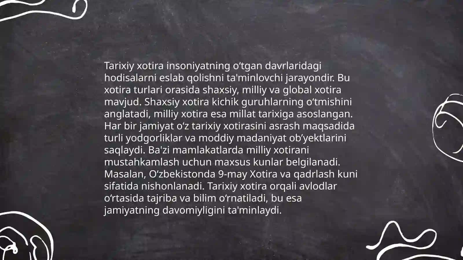Xotira turlari va uning jarayonlari 3