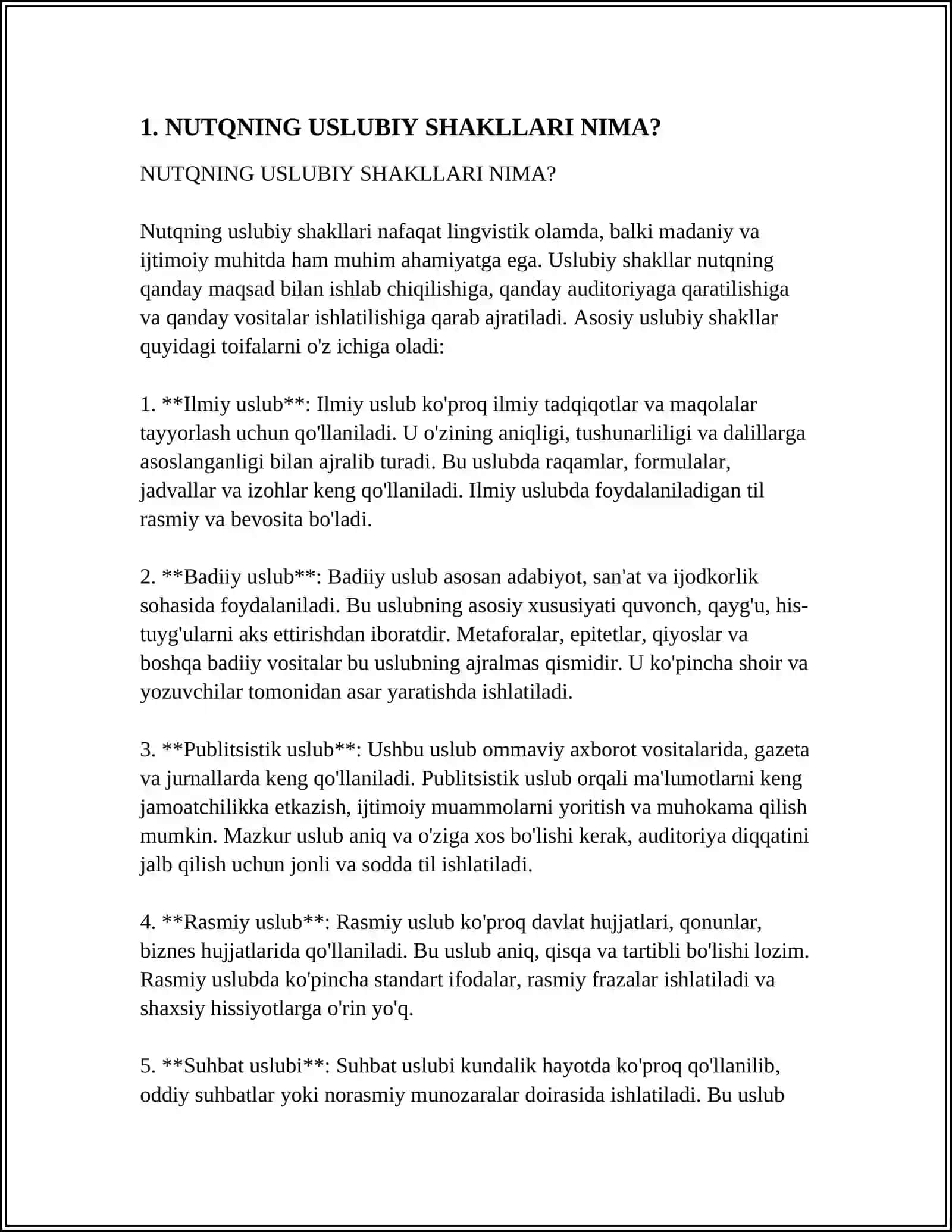 NUTQNING USLUBIY SHAKLLARI 3