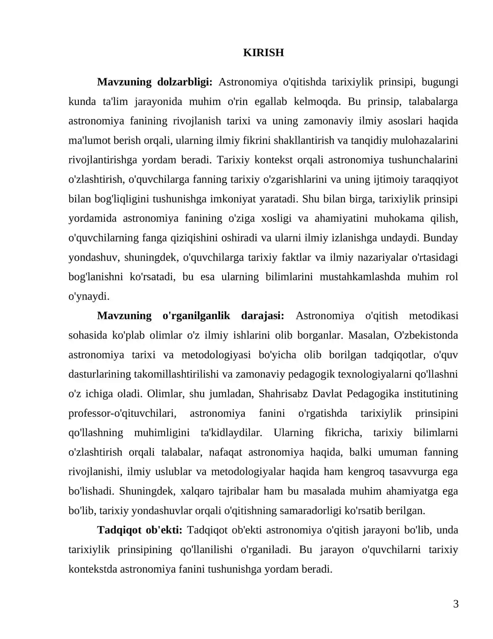 Astranomiya oʻqitishda tarixiylik prinsipi 3