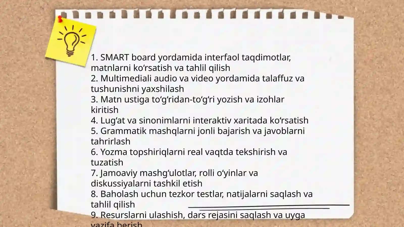 Oʻzbek tili darslarda jihozlardan foydalanish 3