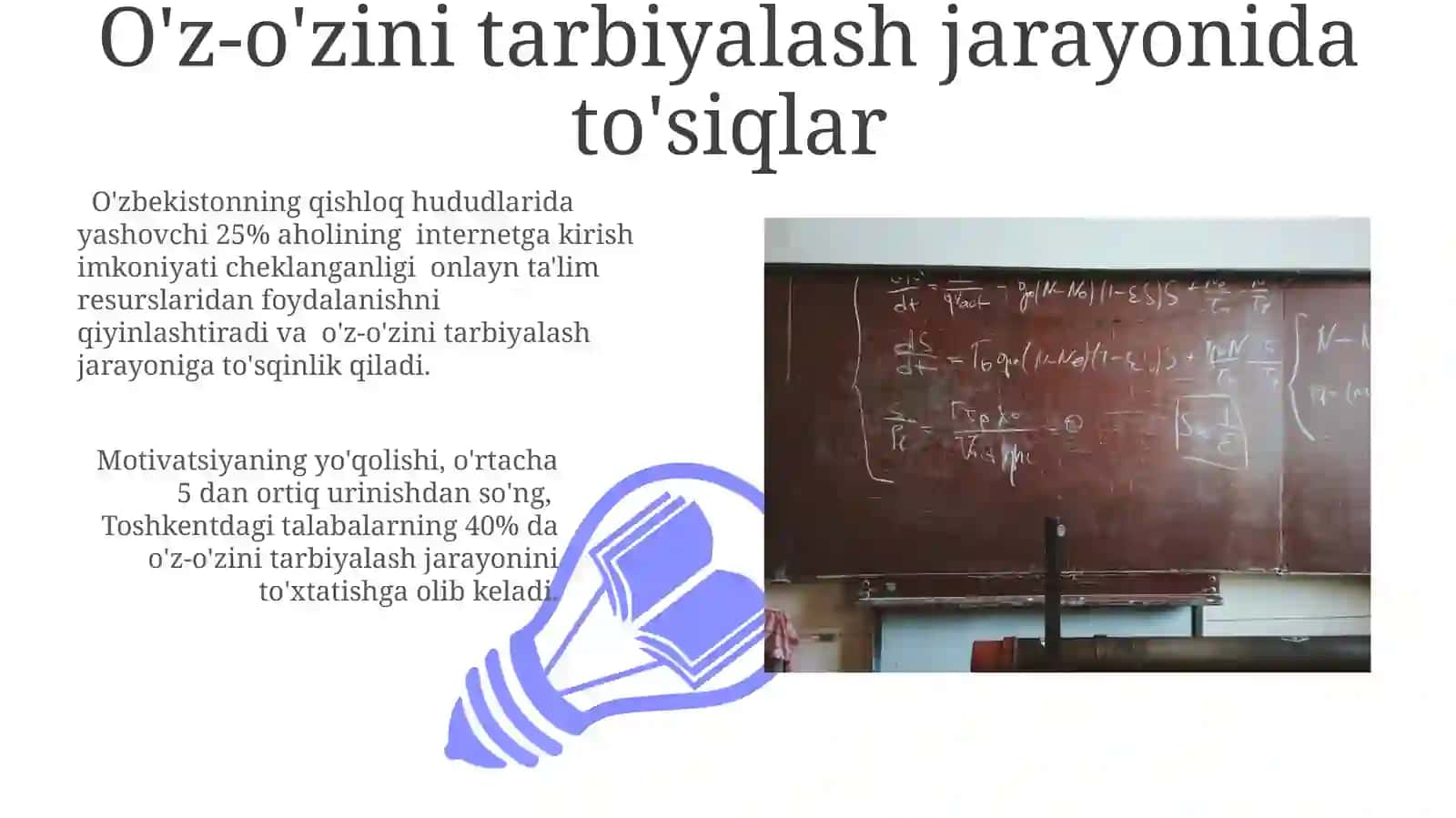 O'z-o'zini tarbiyalash muammosi 3