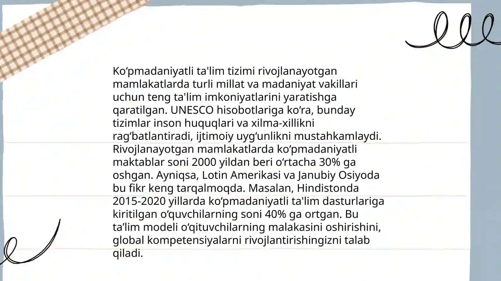 Rivojlangan mamlakatlarda tarbiyaviy jarayonlarning etnik harakatlari 3