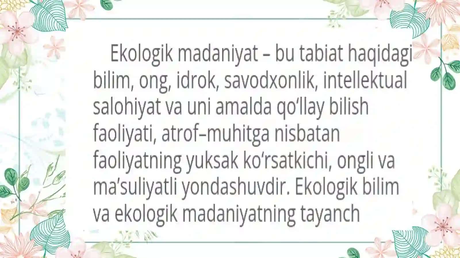 Boshlangich ta'lim tabiiy fanlari darslarida kuzatish orqali yangi bilim konikmalarni shakillantirish 3
