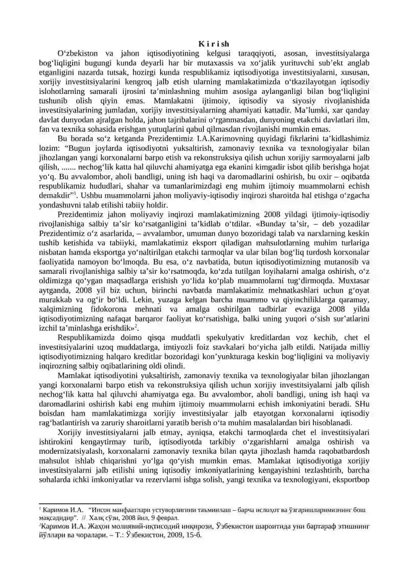 Xorijiy investisiyalarni o'rganish 3