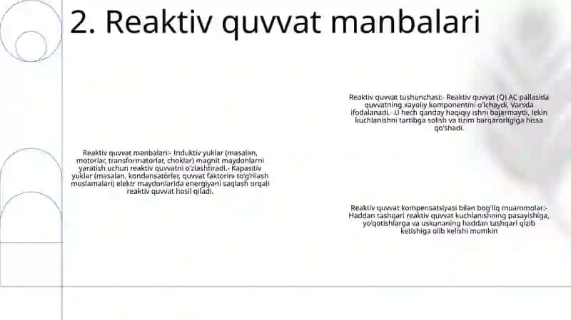 Reaktiv Quvvat Tushunchasi 3