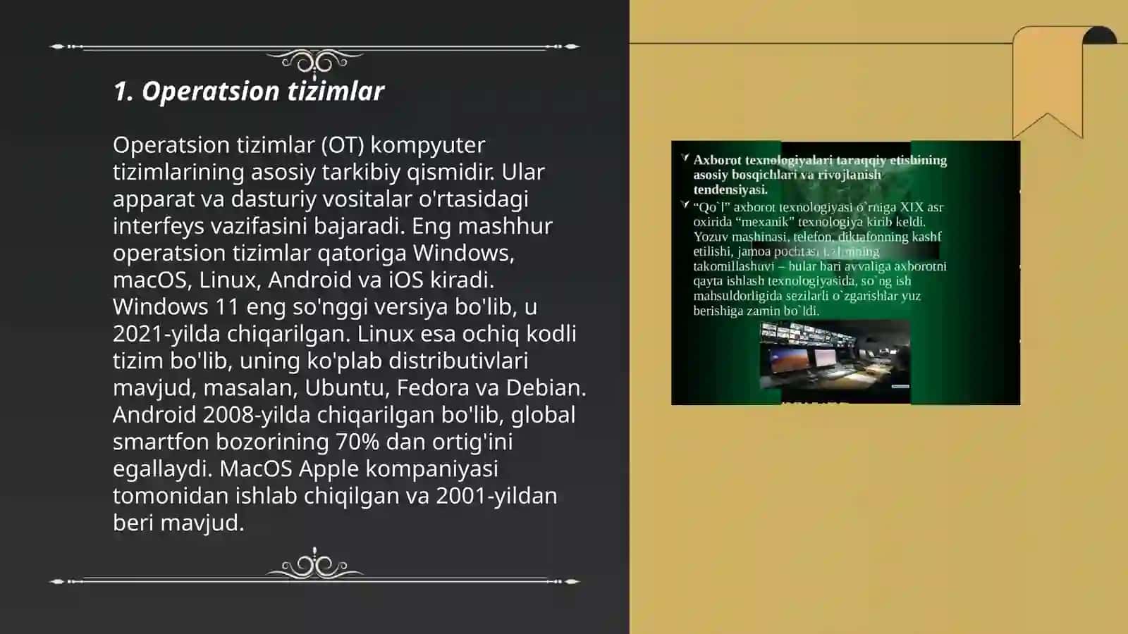 Operatsion tizimlar 3