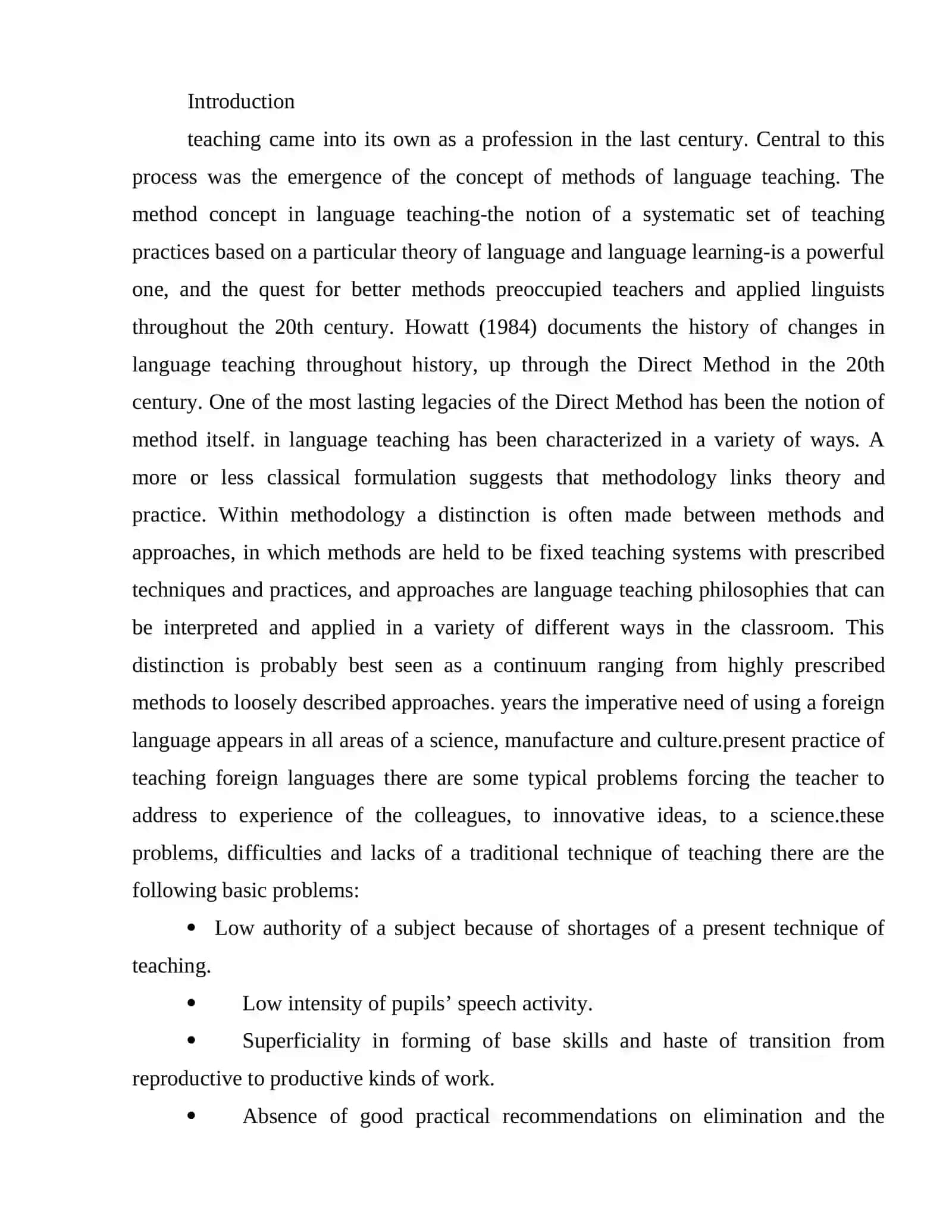 Methodology types of teaching English 3