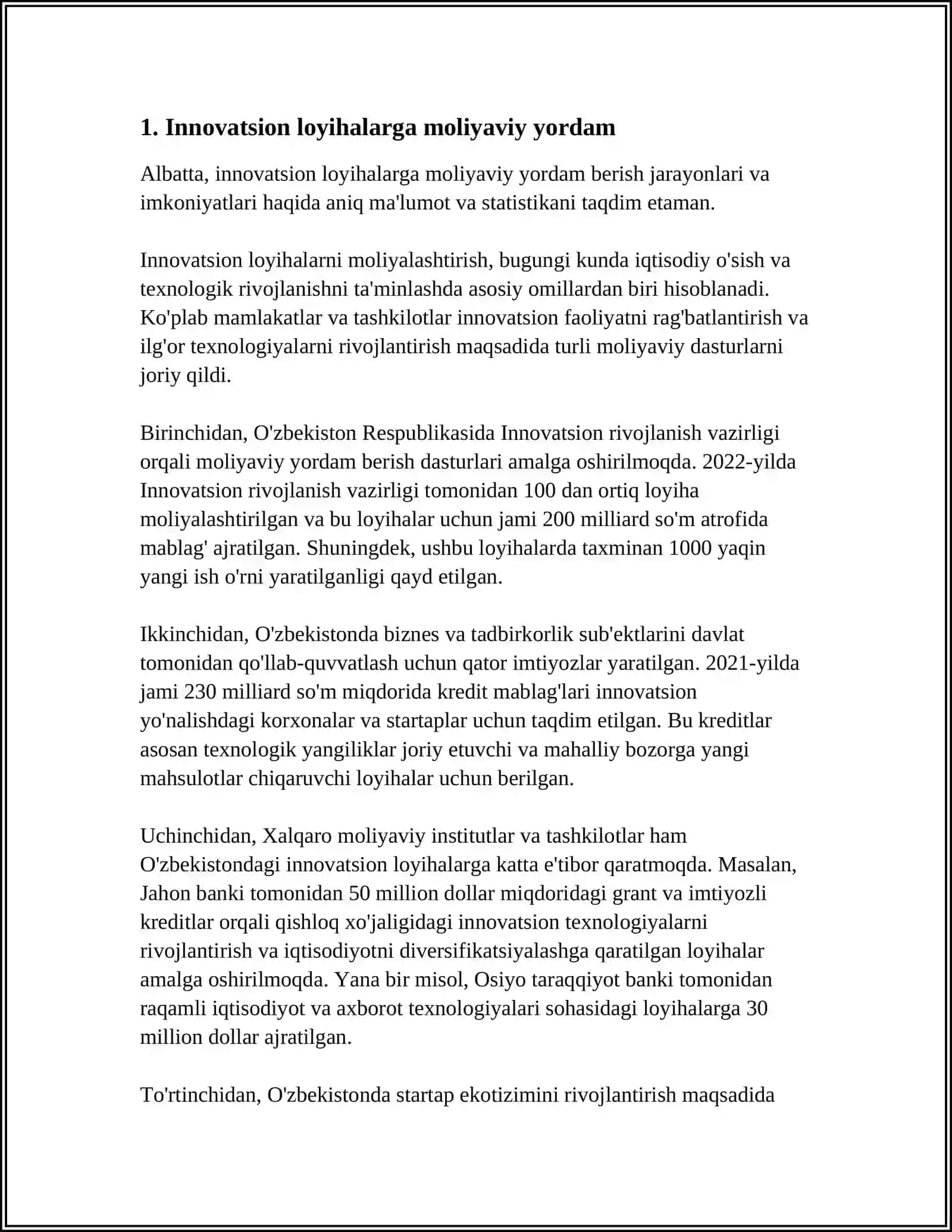 INNOVATSION FAOLLIKNI MOLIYAVIY RAG'BATLANTIRISH 3