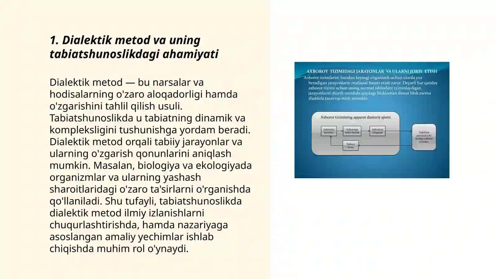 Koevolyutsiya va environmentalizm dialektikasi 3