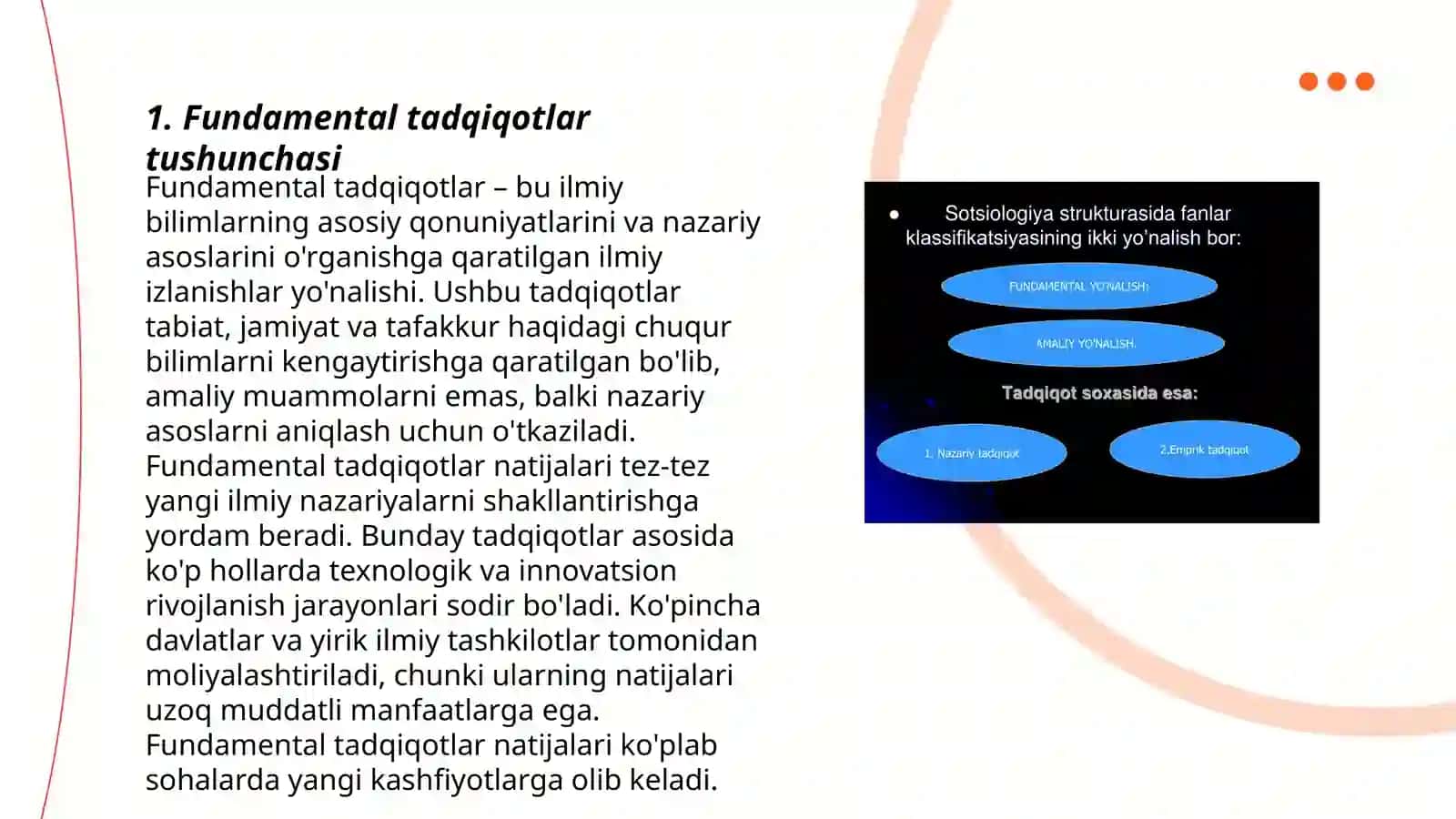 Fundamental tadqiqotlar va ularning jamiyat taraqqiyotidagi õrni 3