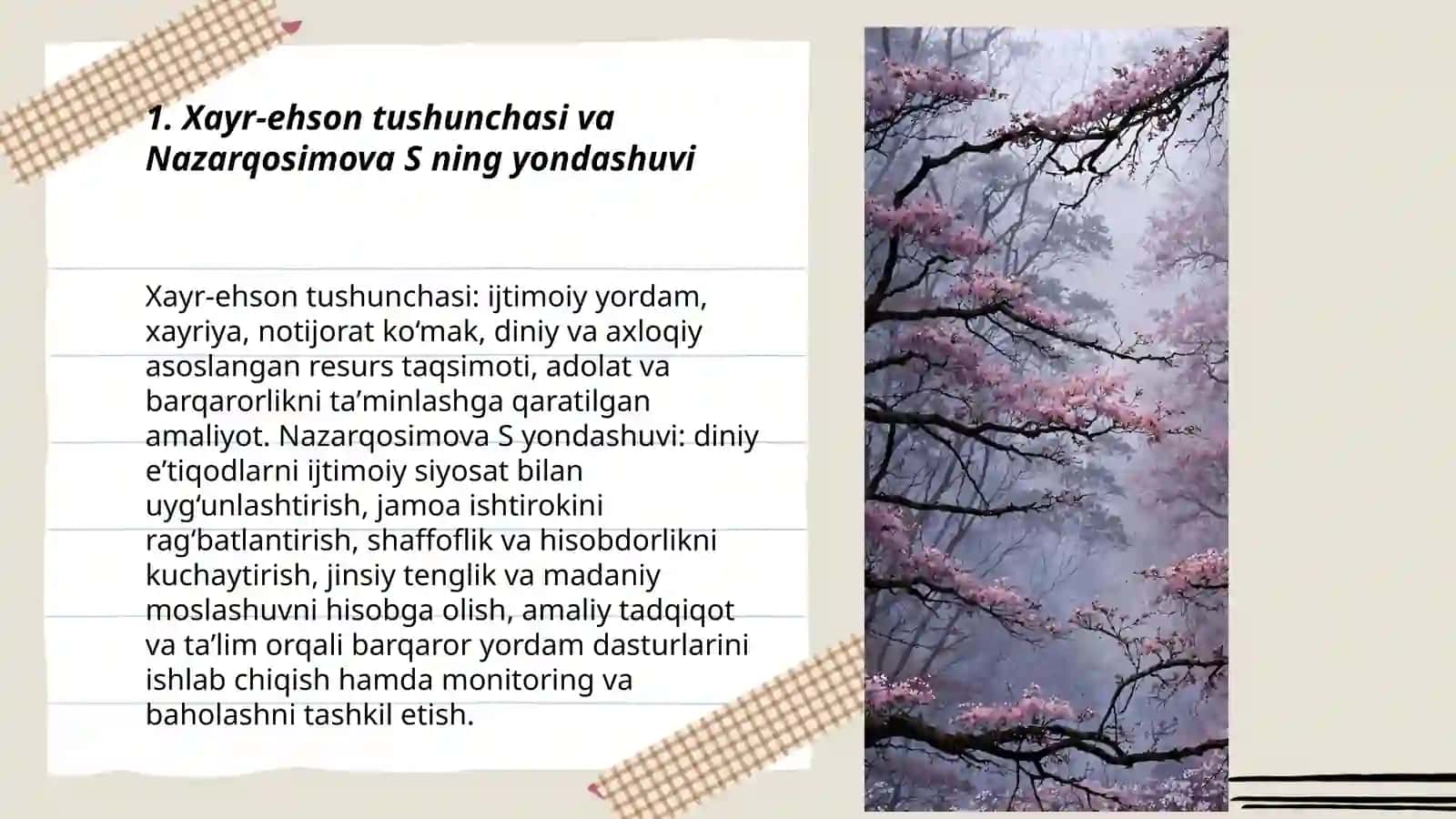 Xayr-ehson va Diniy E'tiqodlar 3