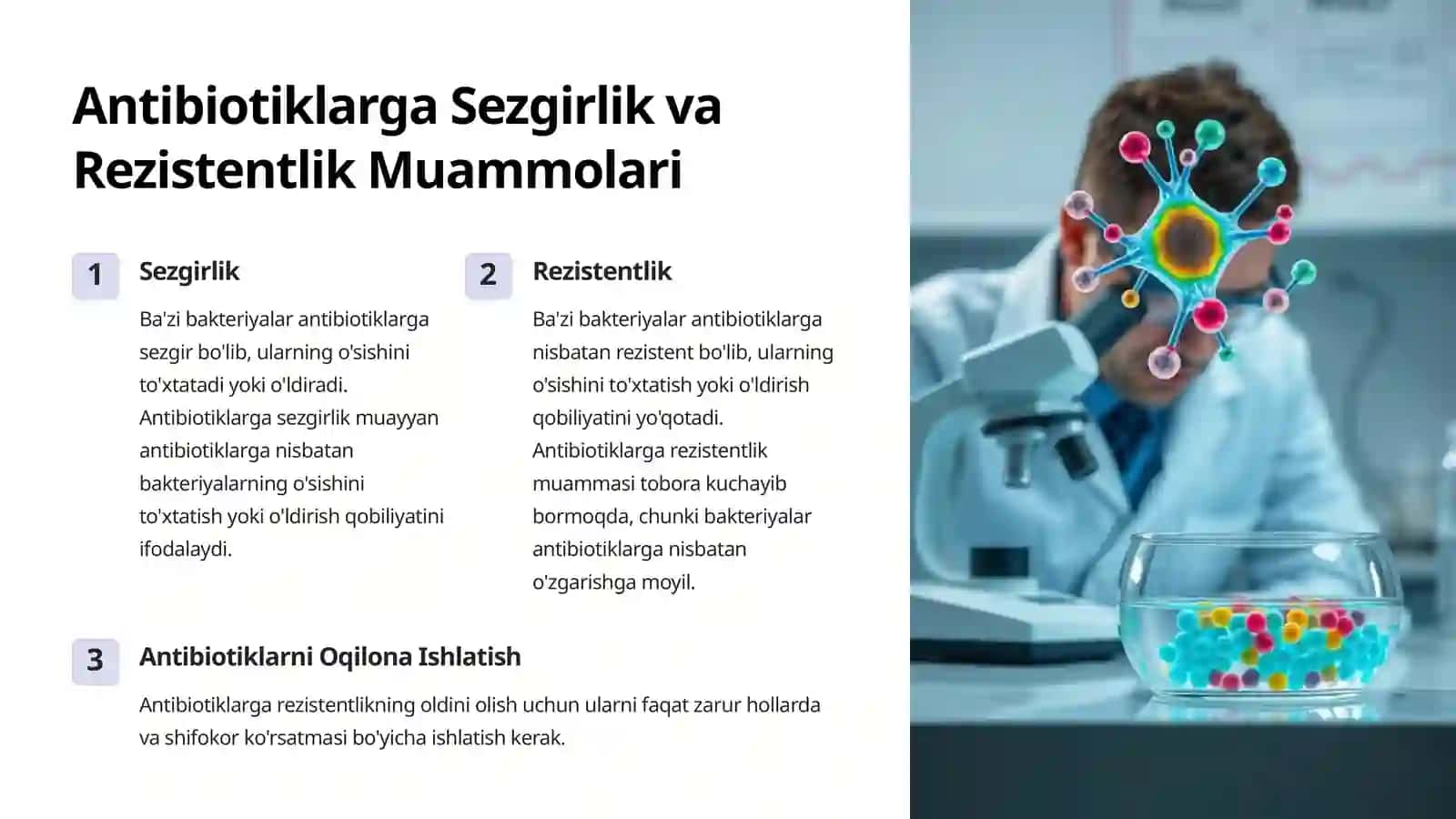 Antibiotiklar: Yuqumli Kasalliklarga Qarshi Kurash 3