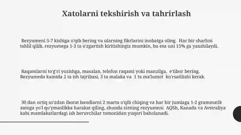Ishga Qabul Qilishda Rezyumeni Samarali Ishlatish 3