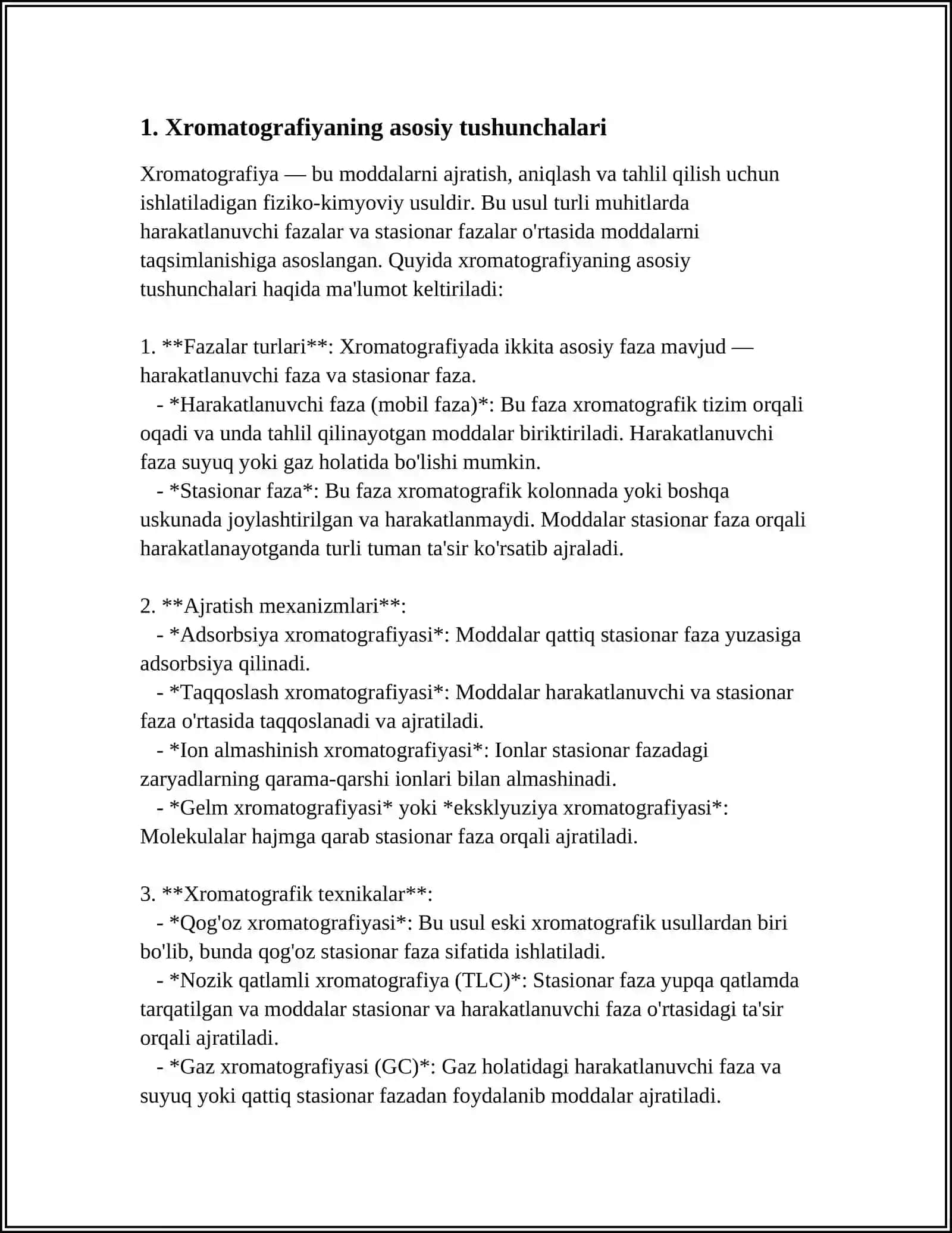 XROMATOGRAFIYANING TIBBIY IZLANISHLARDAGI IMKONIYATLARI 3