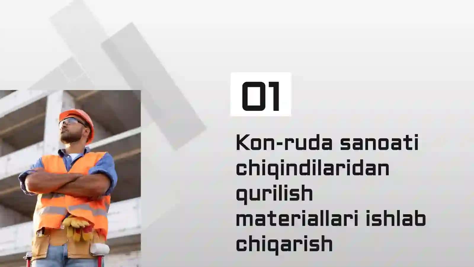 Kon-ruda sanoati va qurilish materiallari sanoati chiqindilaridan materiallar 3
