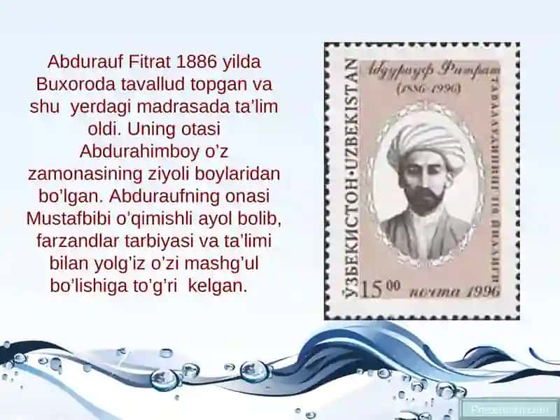 Abdurauf Fitrat 3
