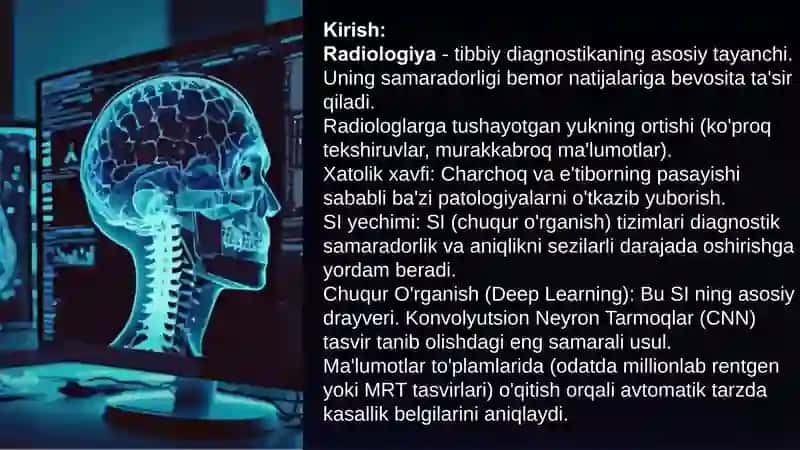 Sun'iy intellekt yordamida tasviriy diagnostika: Raqamli rentgen va MRT tahlili 3