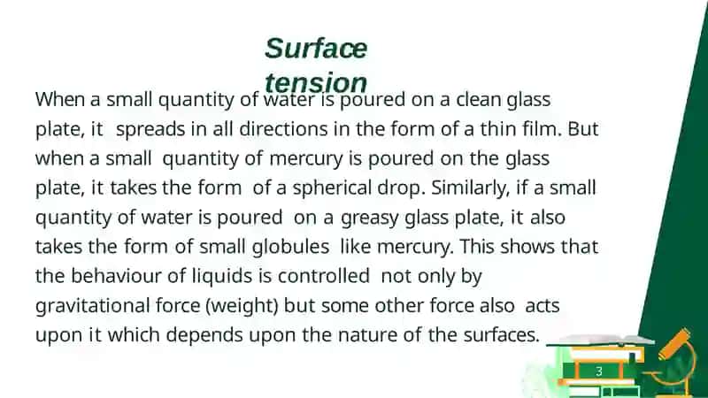 Surface tension 3