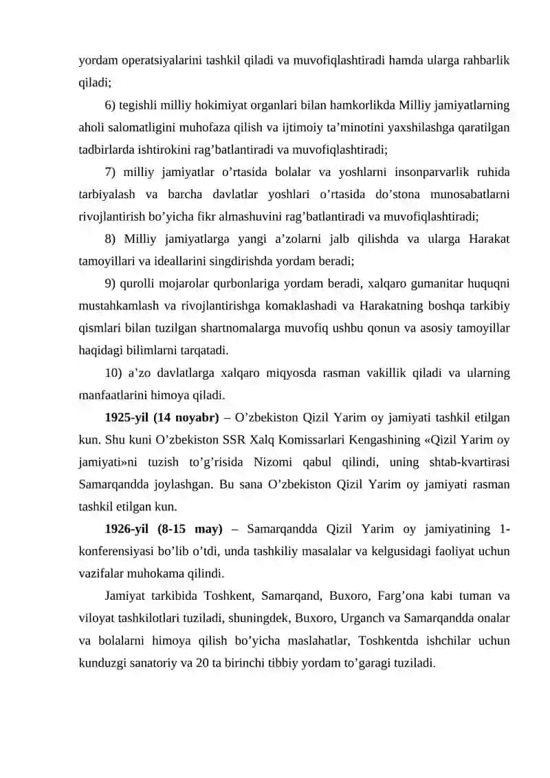 QIZIL YARIM OY FEDERATSIYASI FAOLIYATI 3