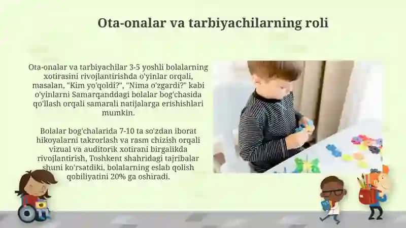 Xotiraning rivojlanishi 3