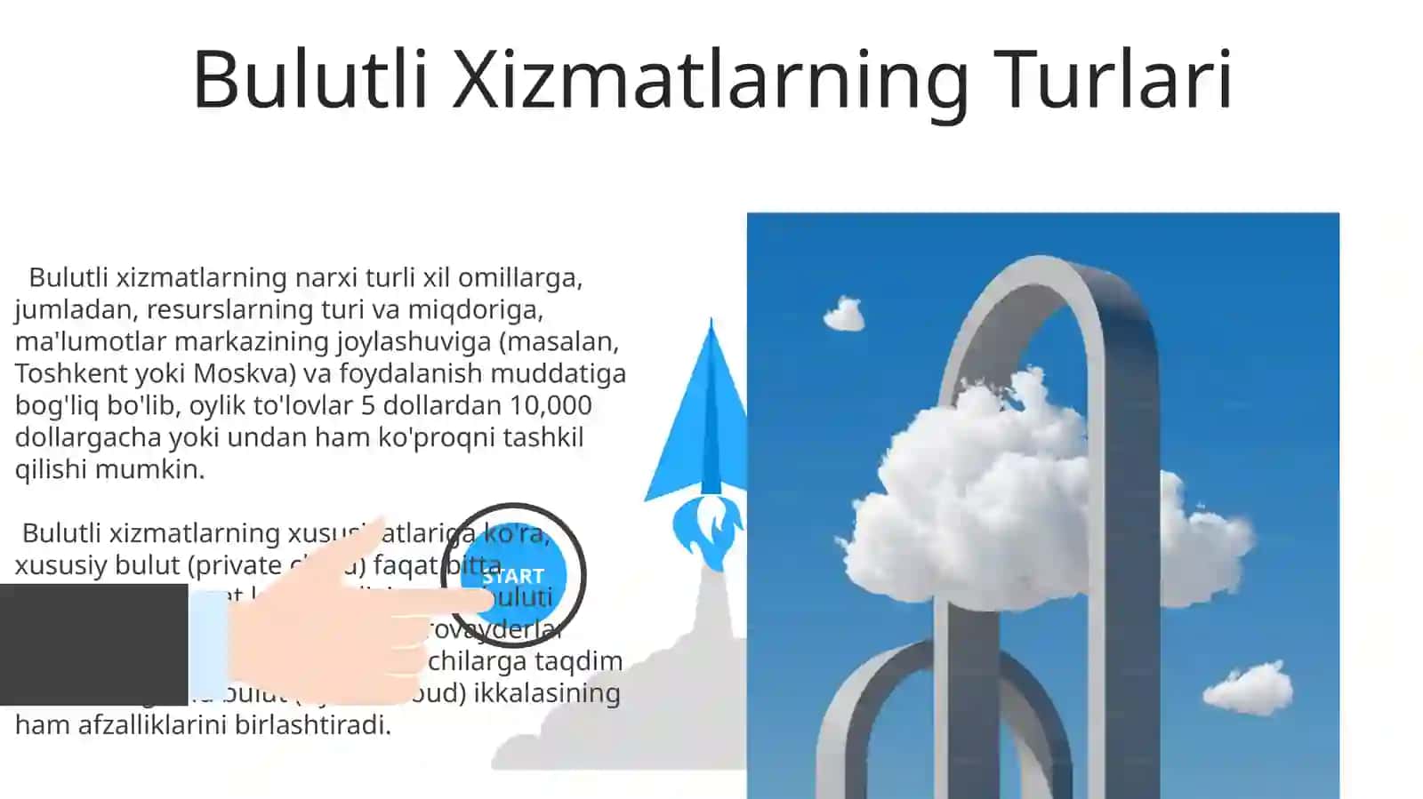Bulutli hisoblashning asoslari va operatsion tizimlarda qo'llanilishi 3