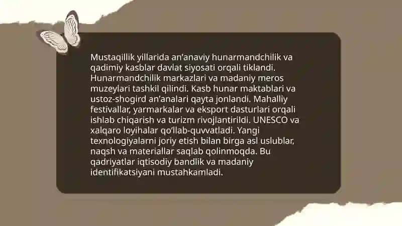 Mustaqillik yillarida Oʻzbekistondagi manaviy va madaniy hayot 3
