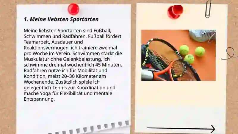 Sport in meinem Leben – Mening hayotimdagi sport 3