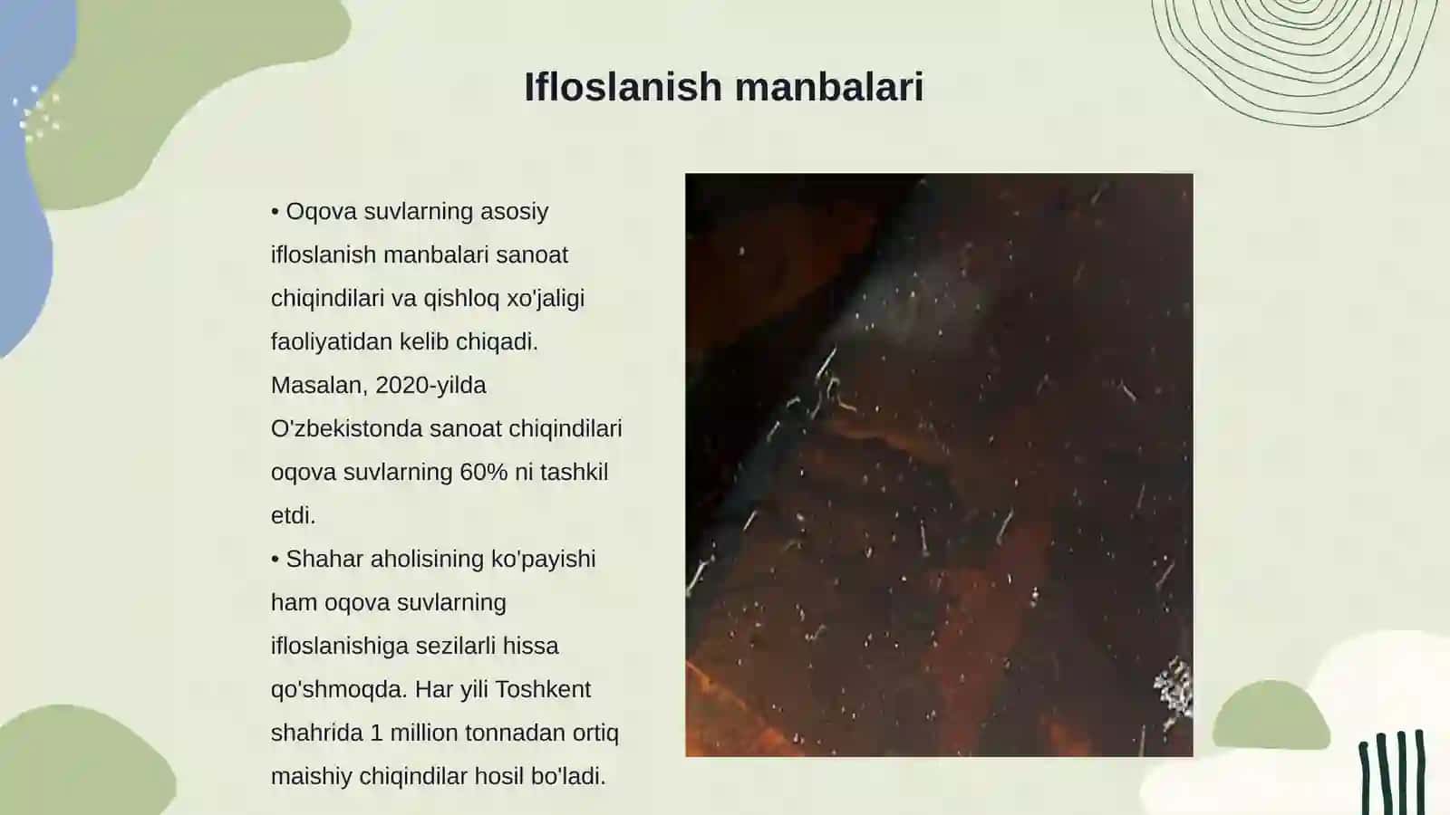 Oqova suvlarni mikrobiologik tozalash 3