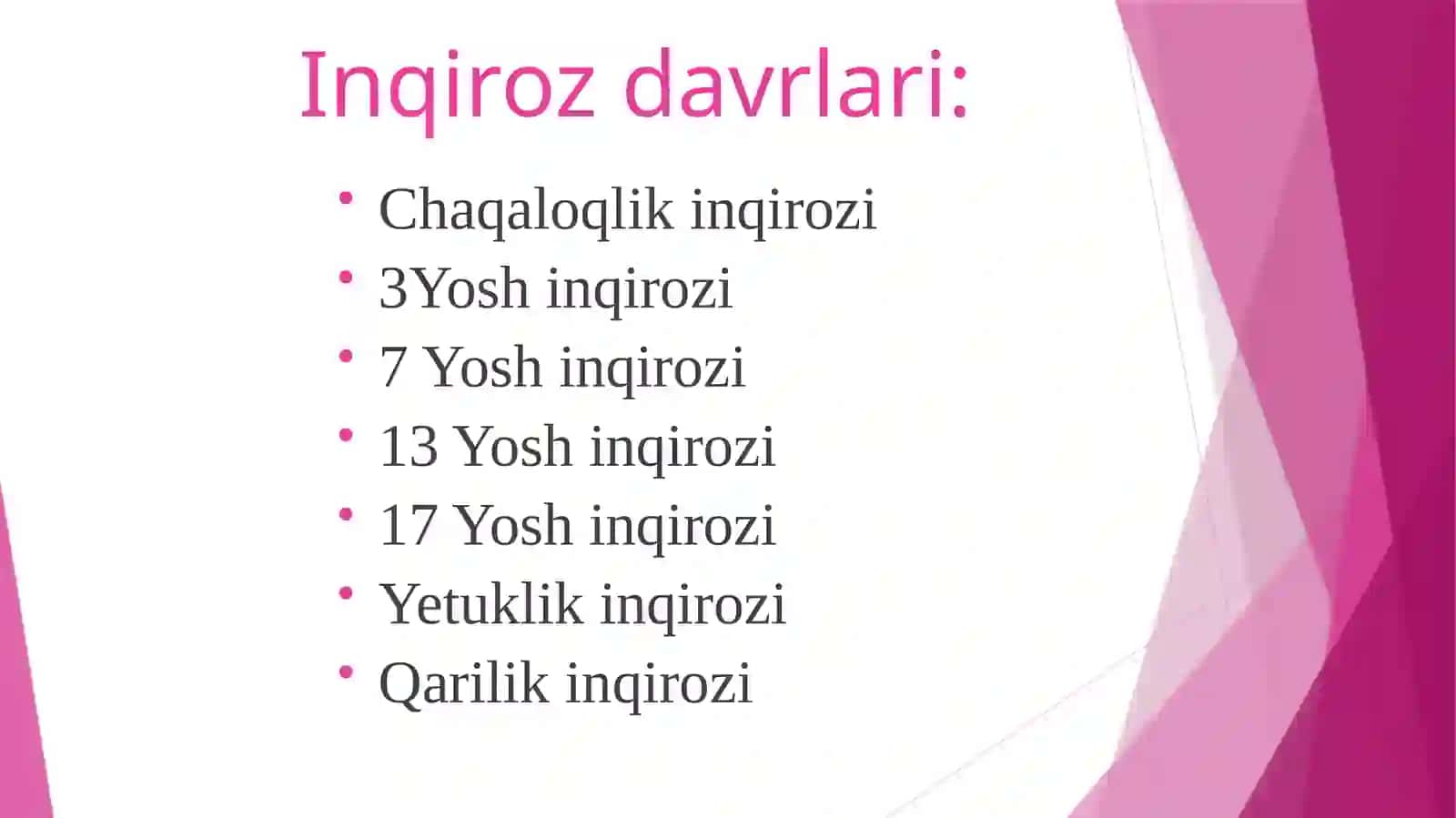 Umr davrlari inqirozi 3