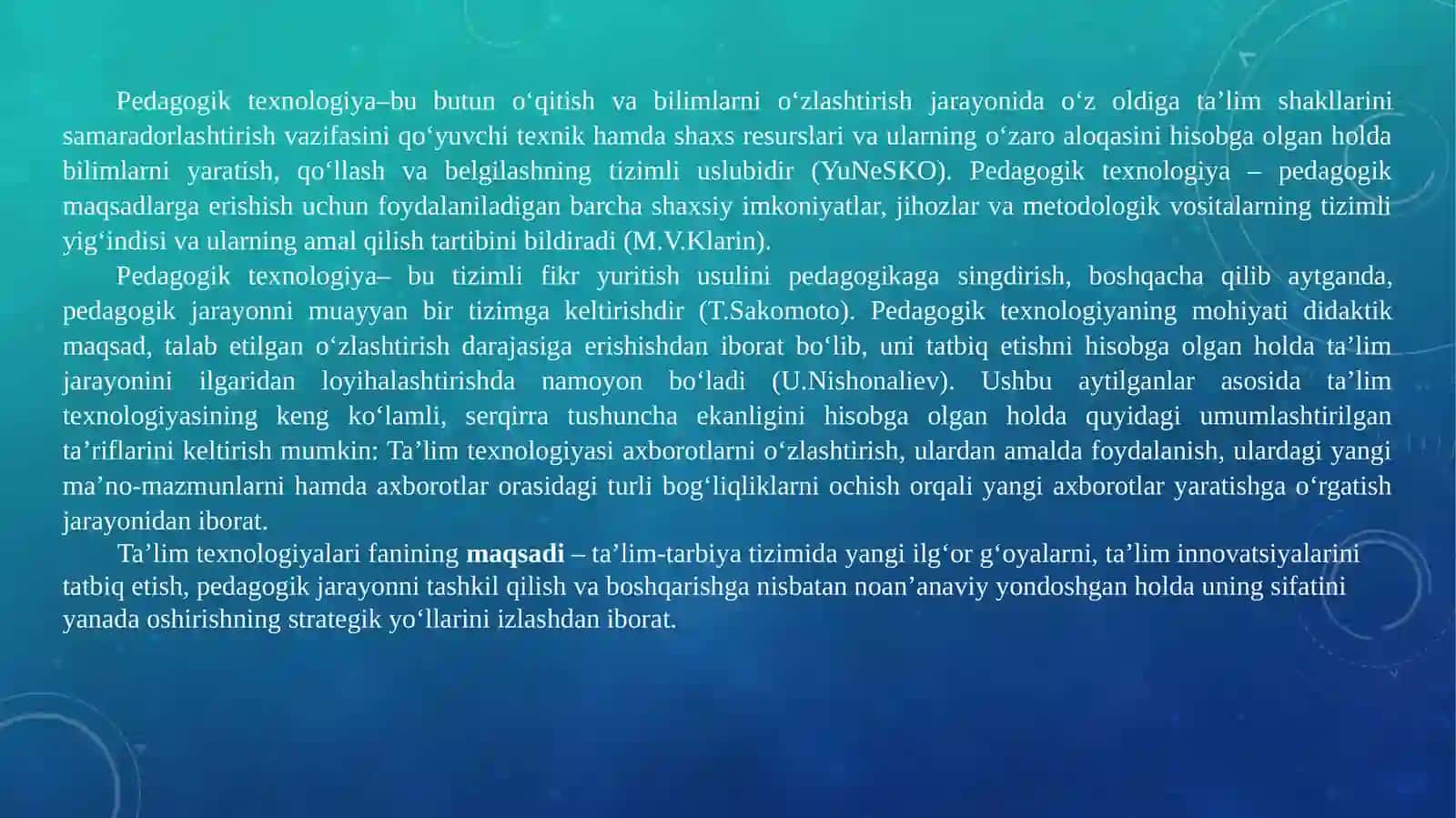 BOSHLANG‘ICH SINFLARDA AXBOROTTEXNOLOGIYASI fanidanma‘ruzamashg’ulotlari 3