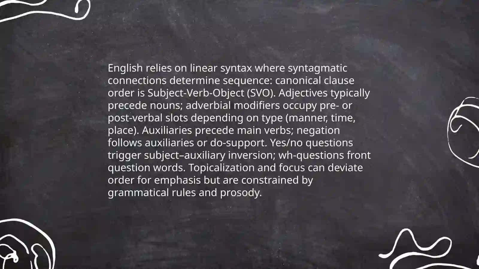 Syntagmatic Connections of Words 3