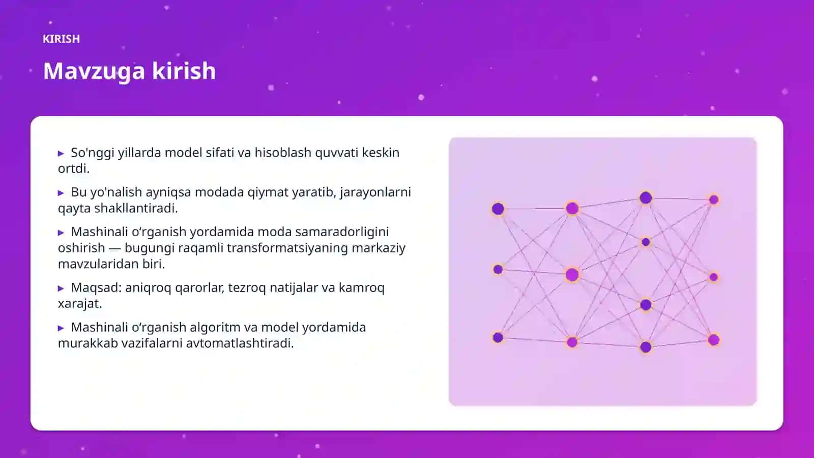 Mashinali oʻrganish yordamida moda samaradorligini oshirish 3
