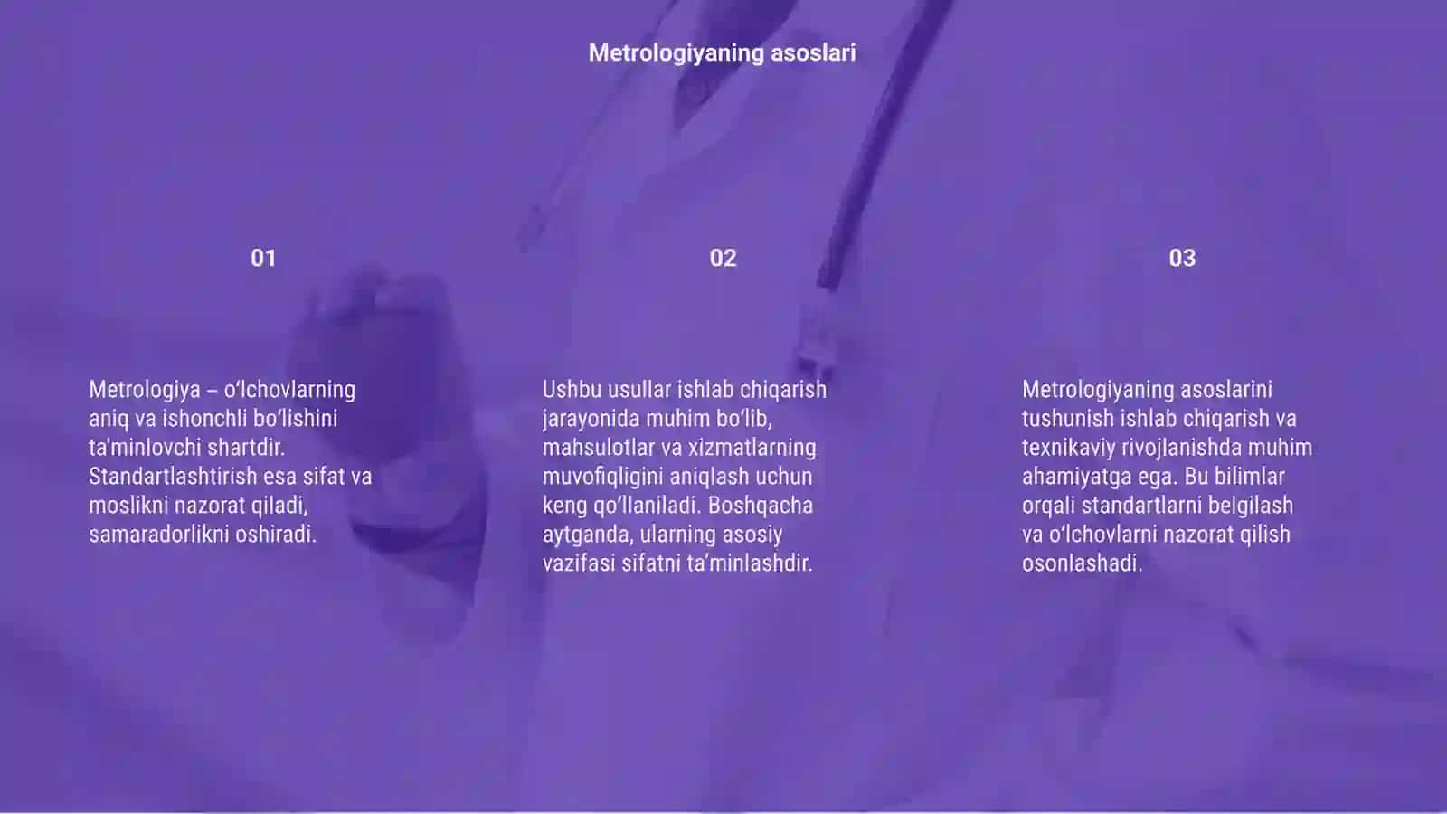 Metrologiya va standartlashtiring usullarini organish 3