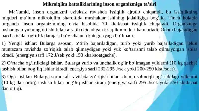 LABORATORIYA ISHIMAVZU: MIKROIQLIM SHAROITLARINI TADQIQ QILISH 3