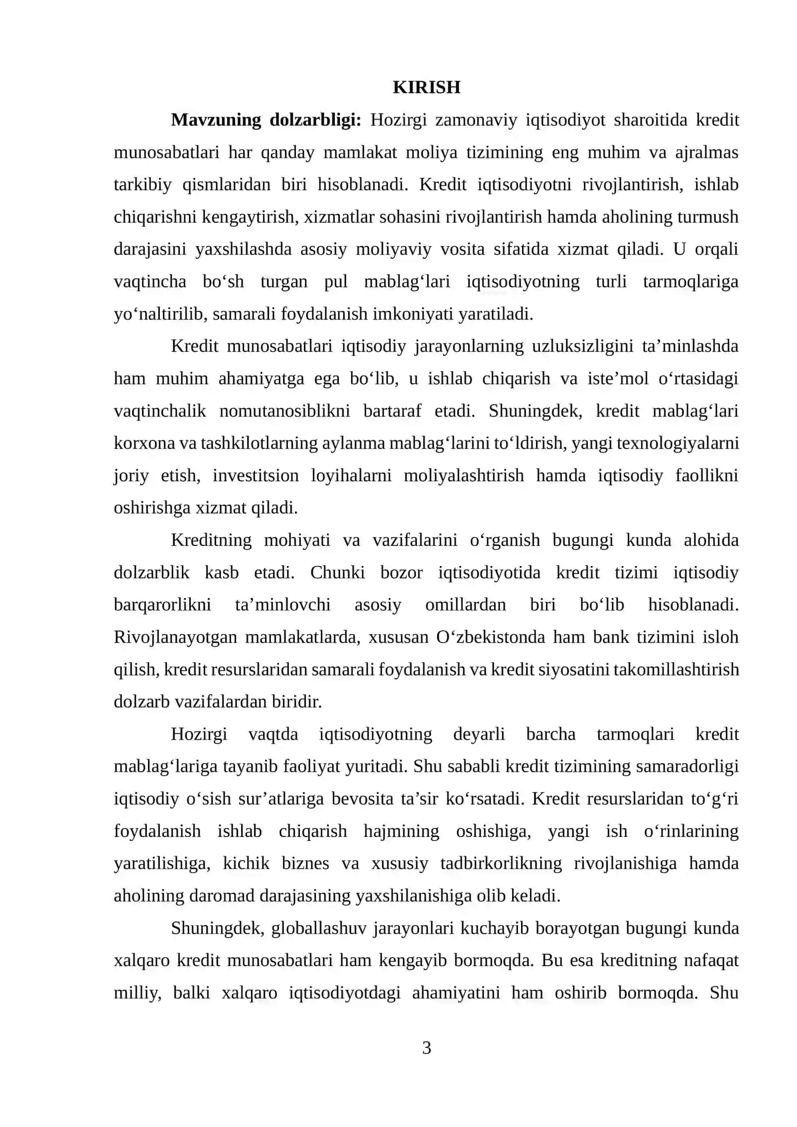 Kreditning nazariy asoslari va iqtisodiy mohiyati 3