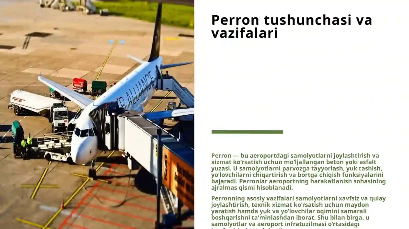 PERRON VA SAMOLYOTLARNI TURAR JOYINI LOYHALASHTIRISH 3