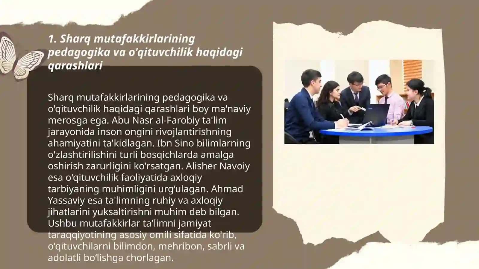 Sharq Mutafakkirlari Haqida O'zbekistonlik Pedagog Olimlarning Fikrlari 3