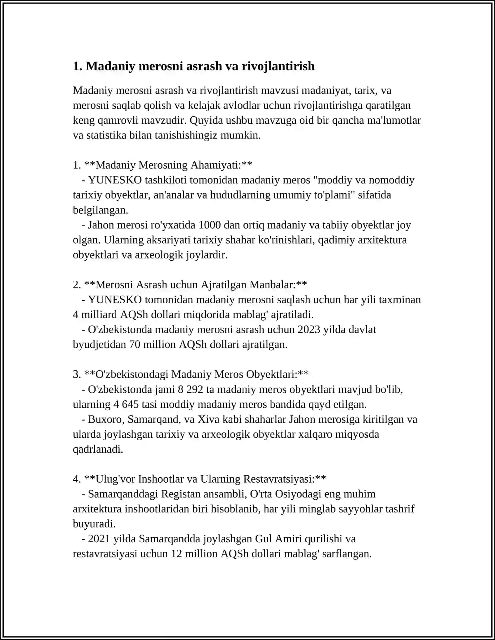 MUSTAQILLIK YILLARIDAGI MADANIY TARAQQIYOT 3