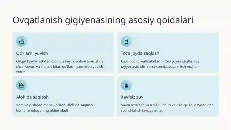 Ovqatlanish gigiyenasi va emizikli bolaning oziqlanishi 3